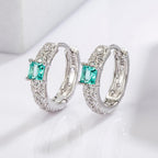 Zircon Earrings 925 Sterling Silver Inlaid Jewelry Silver One Size afab2abd-4ef2-42da-9ac9-9707c7a9258d-Max Trendsi