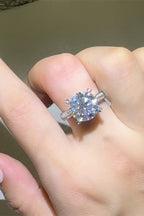 5 Carat Silver Ring Moissanite Stone Bright 925 Sterling Women Jewelry with Box Silver afbef686-c1a8-4e2f-9848-dac7b6231b28-Max Trendsi