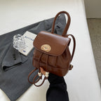 Puppy Patch Mini Leather Backpack