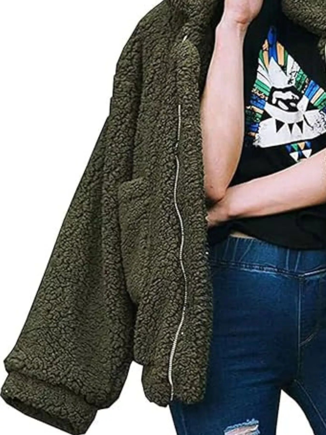 Womens Fleece Jacket Cozy Soft Zip Up Plus Sizes S-3XL b162641f-8e5e-4757-827f-21be4fb1eb62-Max-Origin Trendsi