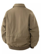 Men's Jacket Zip Up Long Sleeve Solid Pocketed Basic Style Outwear M-4XL b1f88bef2033453f81af4b422a2949dc-Max-Origin Trendsi