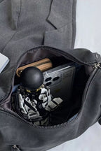Women's Crossbody Bag Pu Leather Zipper Details Adjustable Strap Medium b2b4d7c2-f67e-4476-bb86-0dad2518d1fd-Max-Origin Trendsi