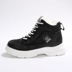 Women's Sneaker Boots High-Top Platform Chunky with Lace-Up Fluff Shoes b2c5f4afced24233b0eeb086f4905e9a-Max-Origin Trendsi