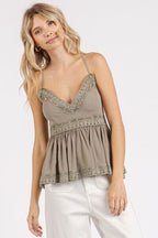 Mittoshop V-Neck Cami Crisscross Back Lace Detail Mocha b2f7e863-b164-4e05-a947-57b647749ea5-Min Trendsi