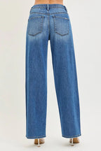 RISEN Womens Baggy Jeans Slouchy Medium Wash with Pockets b2fec31a-0323-4c79-b0c0-6816694871d9-Max-Origin Trendsi
