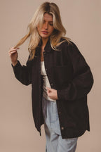 BiBi Jacket Cotton Button Up Washed USA Stock with Pockets b30745f4-0114-4515-abc2-6e39c593b22d-Max Trendsi