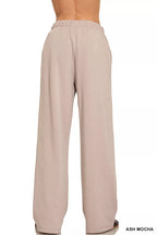 Zenana Womens Fleece Sweatpant with Pockets Ash Mocha Drawstring b35daaee3a05475d9e0ad28581f0cc46-Max-Origin Trendsi