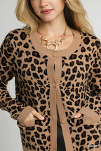 Umgee Leopard Print Cardigan Buttoned Long Sleeve with Front Pockets b3e7fe53-777a-425c-8a55-aedfc35bc125-Max-Origin Trendsi
