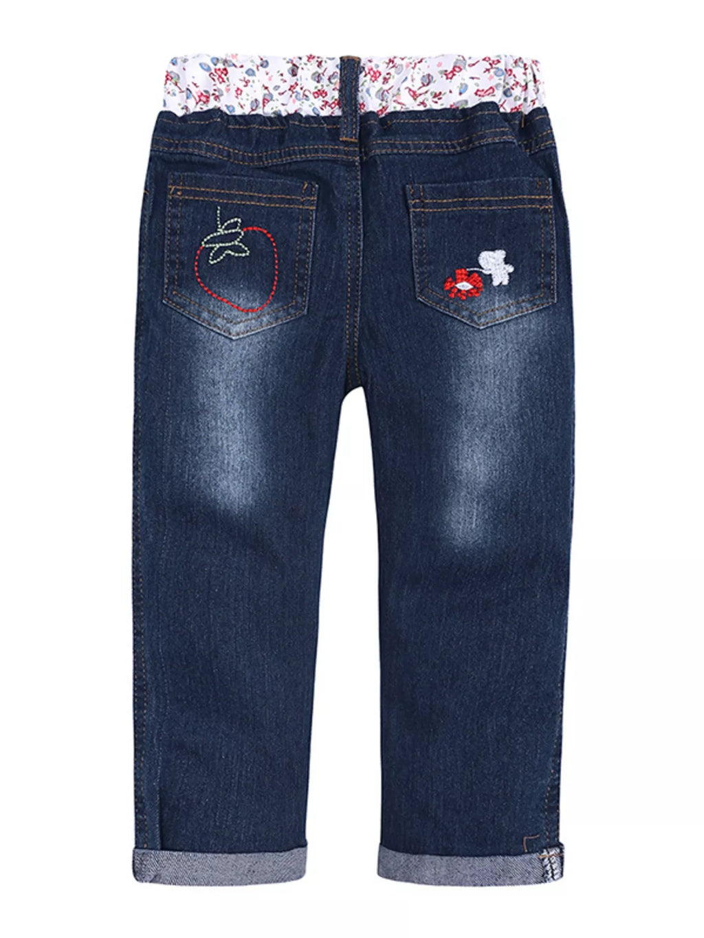 Girl's Outfit Set Long Sleeve Round Neck Top and Jeans for Children b46e4a2877464f60b8615b5972c2418c-Max-Origin Trendsi