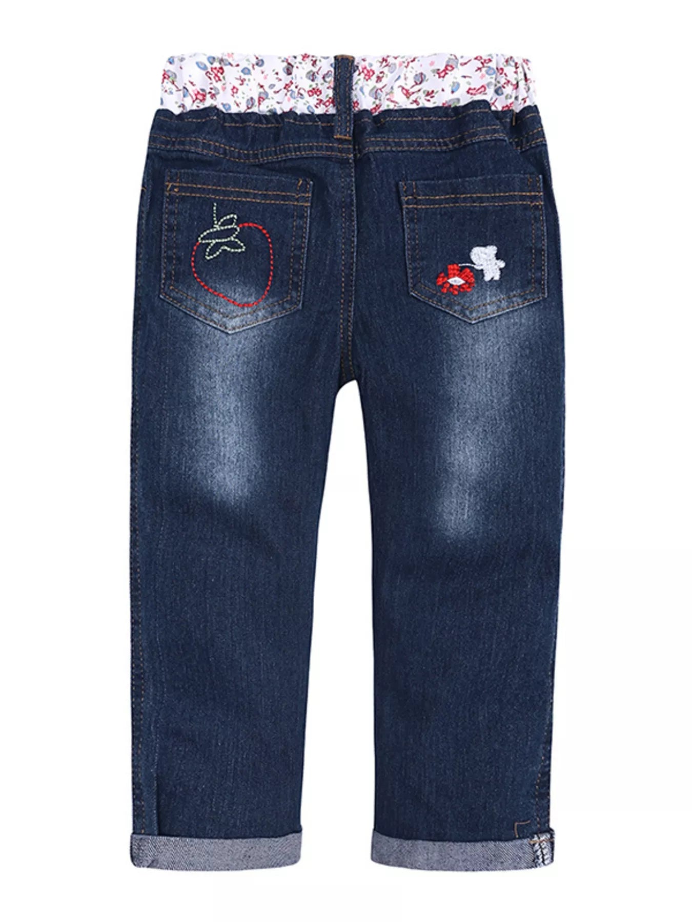 Girl's Outfit Set Long Sleeve Round Neck Top and Jeans for Children b46e4a2877464f60b8615b5972c2418c-Max-Origin Trendsi