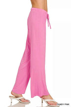 Zenana V-neck Oversized Top & Pants Set