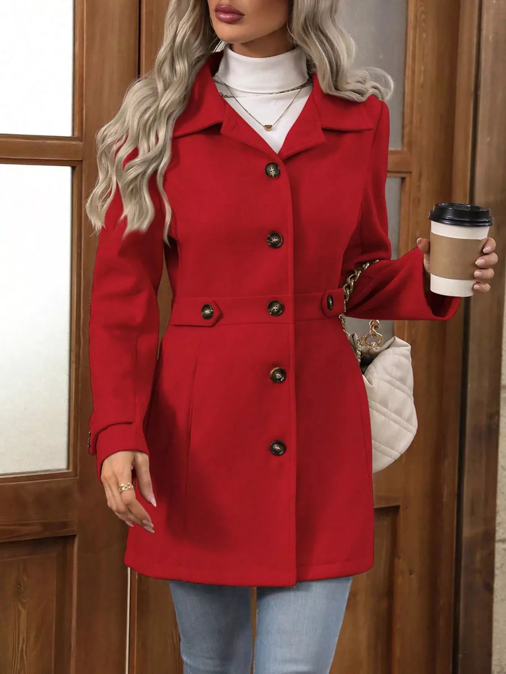 omens Coat Button Up Long Sleeve Outerwear Scarlet b4fff548-b90d-466a-a5d0-14ec262c7c27-Max-Origin Trendsi