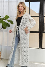 ADORA Cardigan Cotton Crochet Elastic Ivory Long Sleeves Tied b52c0ee78bb541f096dcfee115b299d1-Max-Origin Trendsi