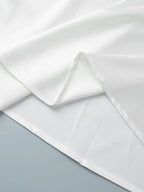 Satin Maxi Skirt High-Waisted Back Zip Black White Solid Basic Style b5744b6e-1fcf-4817-b448-2af88048d949-Max-Origin Trendsi