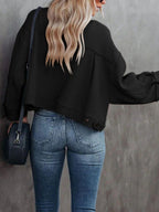 Jacket Button Up Flap Pocket Soft Unlined Long Sleeve Outwear b590d3ea-5bf1-4eb2-98a1-a854349621cf-Max Trendsi