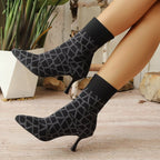 Women's Stiletto Boots Mesh Geometric Point Toe High Heels Shoes Black b5d5a9a8029546cc944abf7b8faa70fb-Max-Origin Trendsi