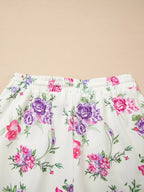 Women's Lounge Set Floral Print Round Neck Top and Drawstring Pants 2 Pcs b61cbe514b4d4fe48ccb7b682babeea0-Max-Origin Trendsi