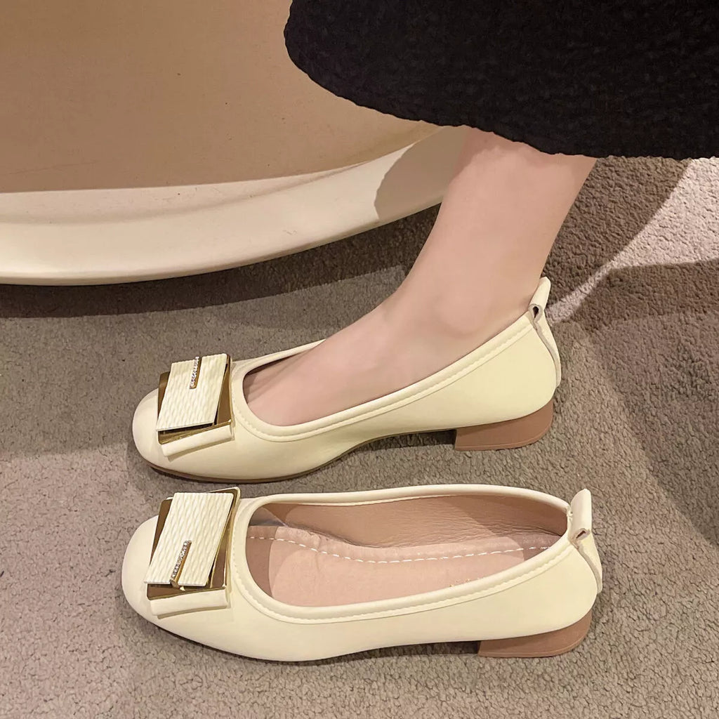 Women's Slip-Ons Round Toe Block Low Heels Shoes b620fc1e7b144e5bb42a11a6609717cc-Max-Origin Trendsi