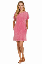 Zenana Premium Cotton Washed T-Shirt Dress b6e08938-f48c-4458-9cd4-51c3b51fd0fb-Max-Origin Trendsi