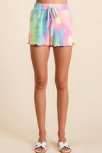 BiBi Set Cotton Tie Dye French Terry Top and Shorts Set Pastel Colorful b758a366d4364ece91a1944bbcb00d7a-Max-Origin Trendsi