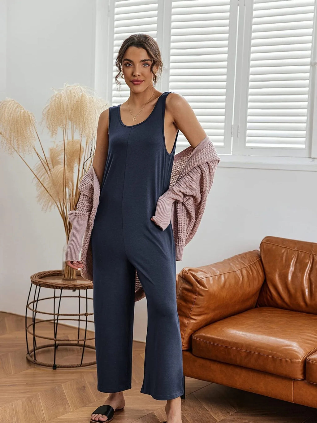 Women's Jumpsuit Sleeveless Wide Leg Casual Loose Overall One-piece b75ad74c47ca484e80c42acf2e5589a5-Max-Origin Trendsi