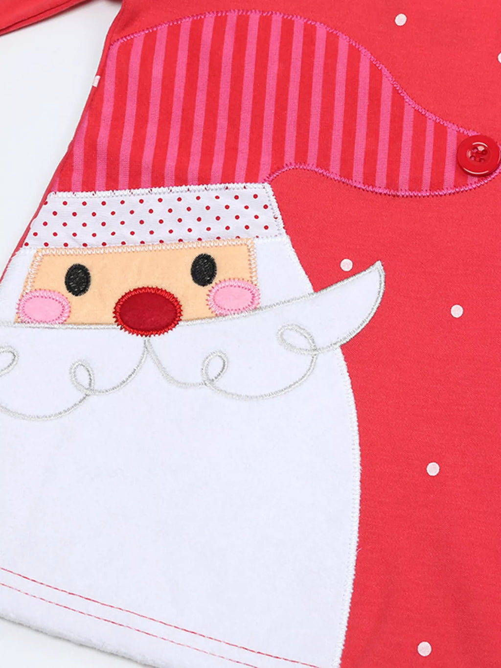 Girl's Christmas Dress Red Santa Long Sleeve for Children b828944e92644105b04bc62d05acbe40-Max-Origin Trendsi