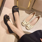 Women's Slip-Ons Round Toe Block Low Heels Shoes b8490600267948969906cede4eabbbf6-Max-Origin Trendsi