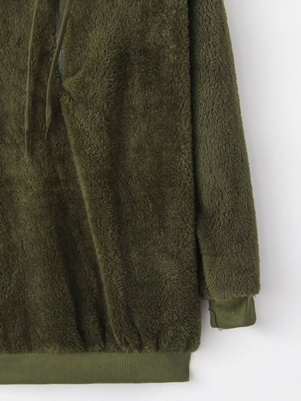 Womens Fleece Hoodie Half Zip Drawstring Hood Soft Top S-4XL b8dd5079-6b59-4d8c-8c13-eb46870937fe-Max-Origin Trendsi