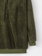 Womens Fleece Hoodie Half Zip Drawstring Hood Soft Top S-4XL b8dd5079-6b59-4d8c-8c13-eb46870937fe-Max-Origin Trendsi