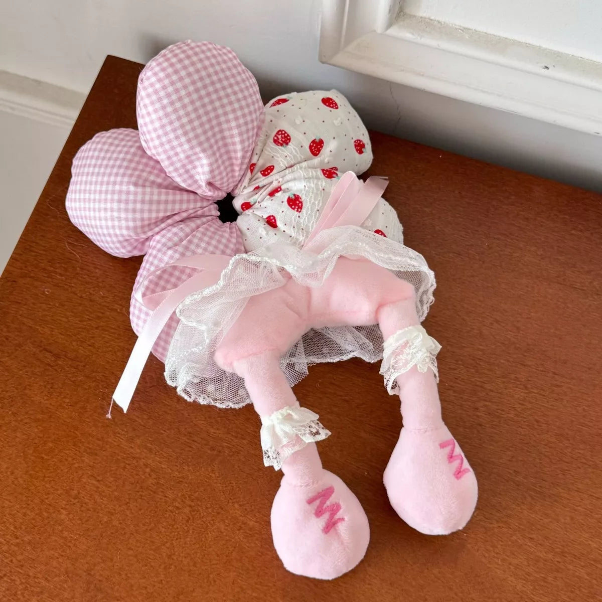 Hair Scrunchy Printed Animal Shaped Cute Accessories Blush Pink One Size b8fa94b4-5a79-4475-80e5-9cdbb28d1d6c-Max-Origin Trendsi