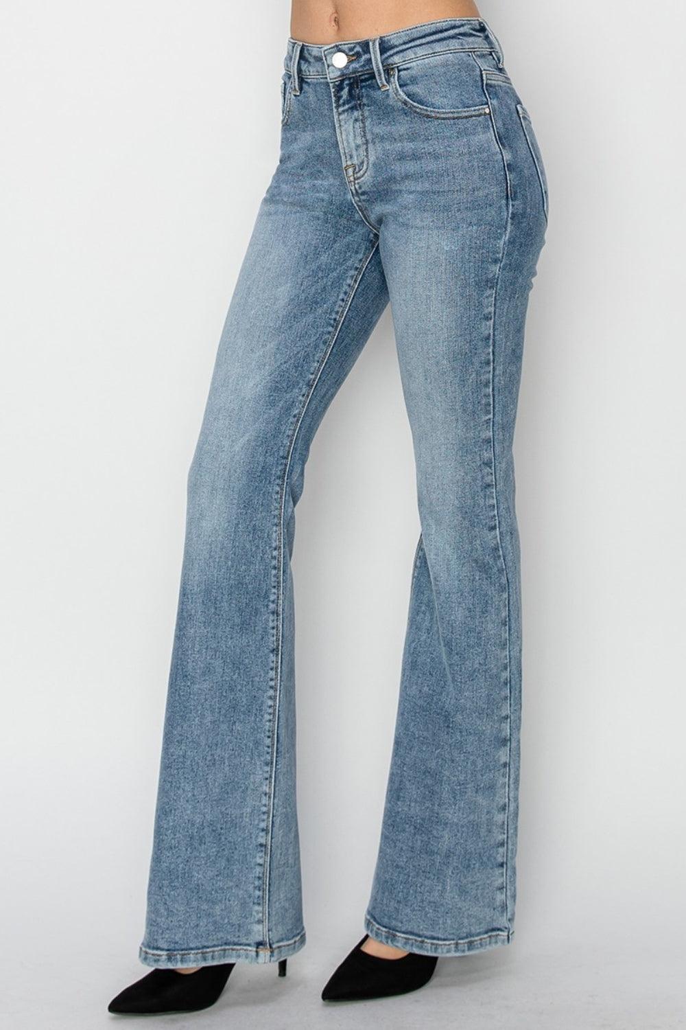 Jeans RISEN Mid Rise Bootcut Denim Pants b90ed80a-0381-48eb-a20b-f4a56756f5fd-Max Trendsi