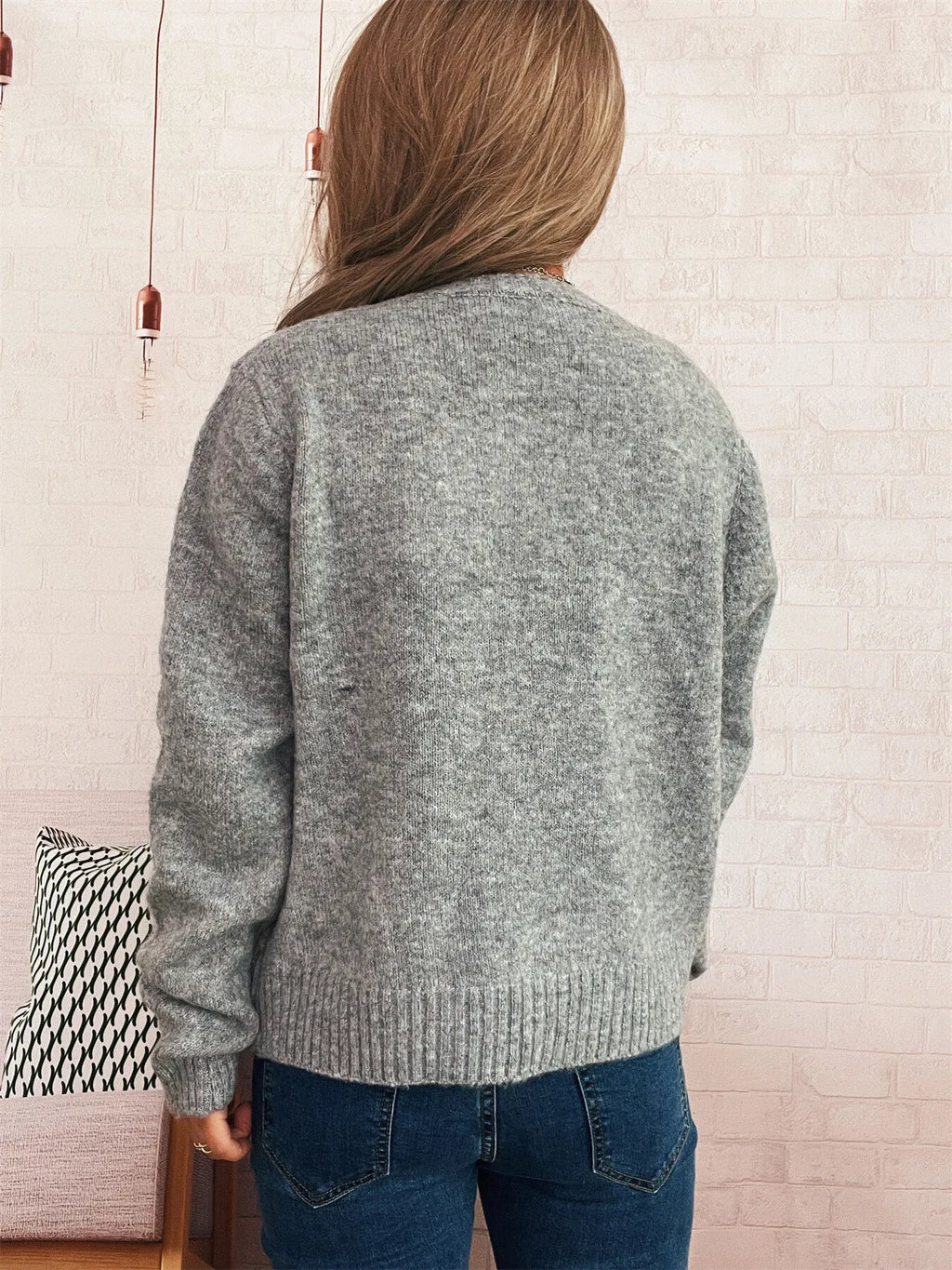 Women's Cardigan Flower Embroidered Button Up Ribbed Hem Round Neck b97c1f2a83644e7cbea9f15ecc72e762-Max-Origin Trendsi