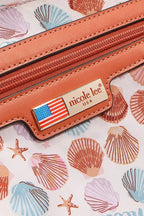 Nicole Lee USA Women's Shoulder Bag Sun and Sand Zipper Handbag b99c1834154c405cabddd23df63eedc8-Max-Origin Trendsi