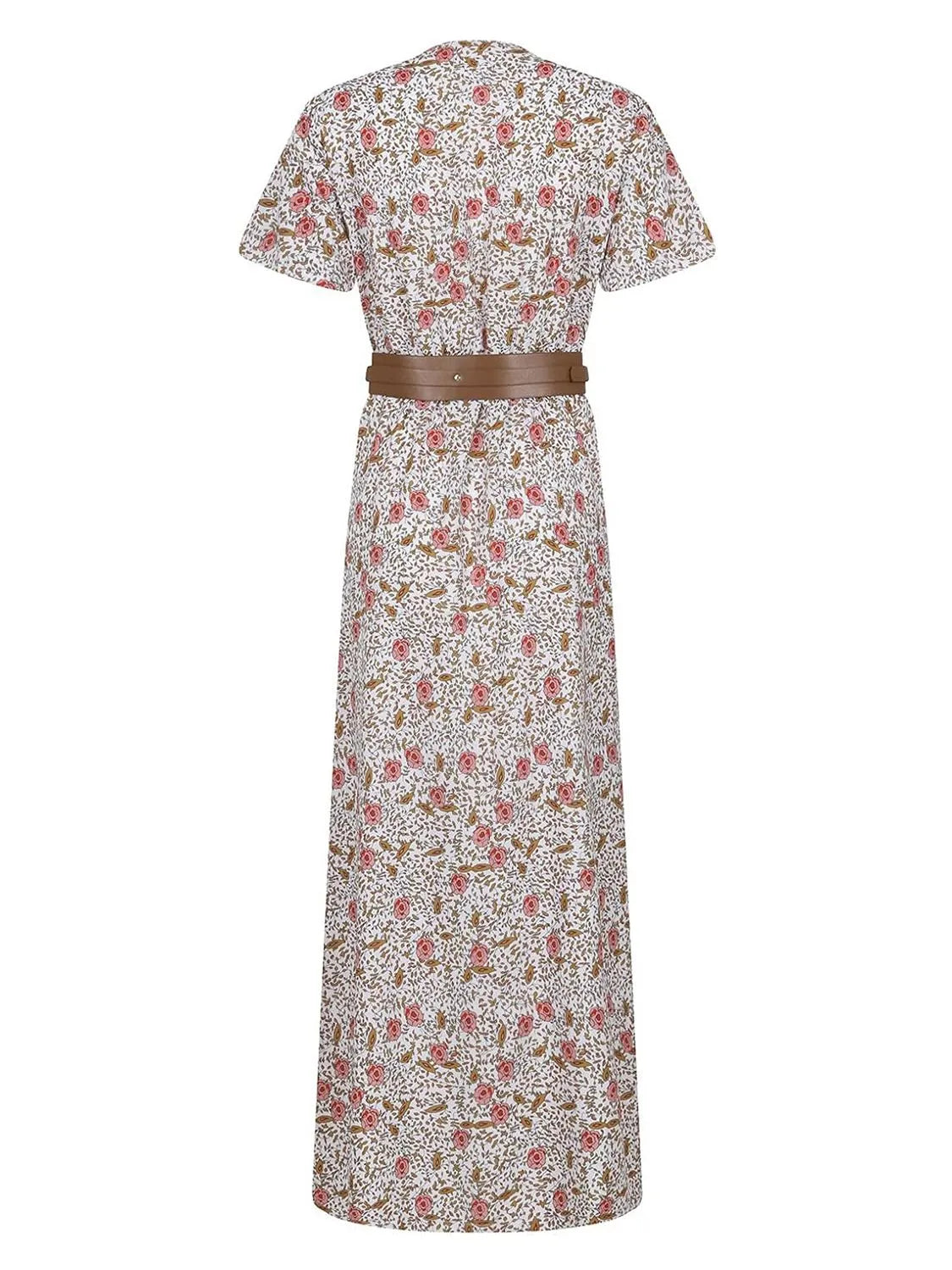 Maxi Dress Paisley Printed V-Neck Short Sleeve Boho Front Slit b9dcb7d3-03c6-415b-bb82-5ca82cee9543-Max-Origin Trendsi