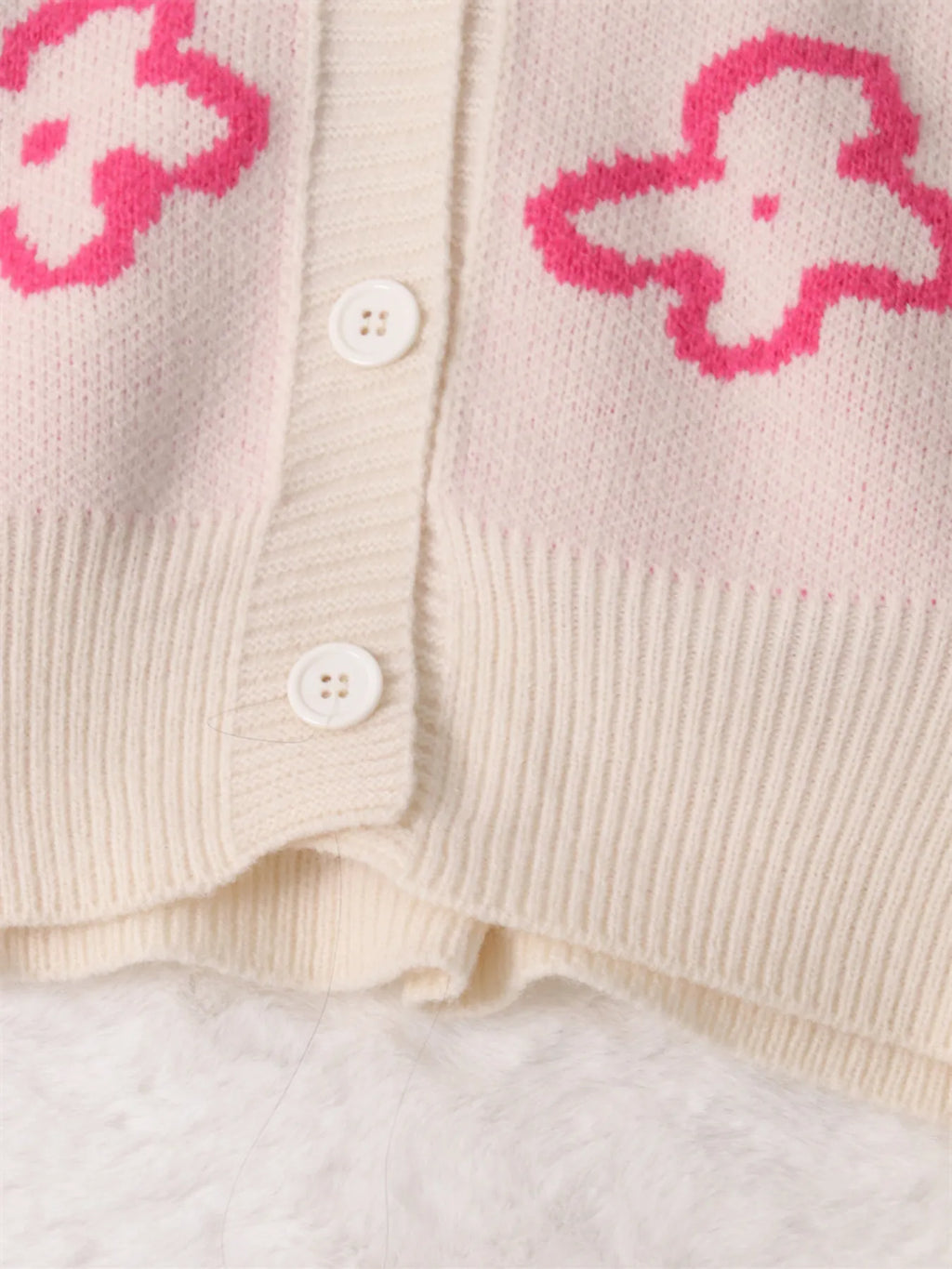 Women's Cardigan Floral Pattern Knit Button-Up Long Sleeve badc92f6d590469ba4523c9eff5dc8d3-Max-Origin Trendsi