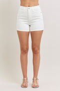Judy Blue High-Waisted Slim Fit Full-Size Plus Size Shorts