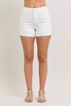 Judy Blue High-Waisted Slim Fit Full-Size Plus Size Shorts