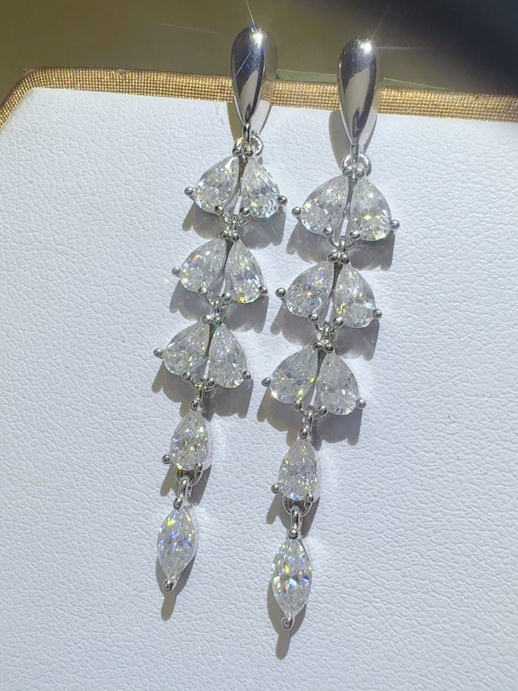 6 Carat Moissanite Bar Earrings 925 Sterling Silver Platinum-plated Long Jewelry Silver One Size bbbb1194-5569-4fad-9603-fe59de6fe8fa-Max Trendsi