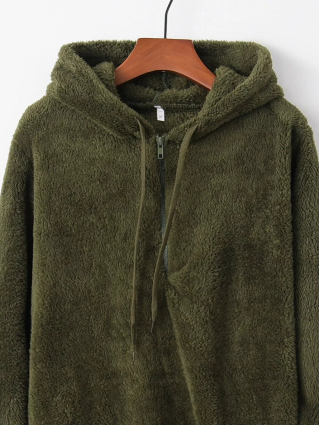 Womens Fleece Hoodie Half Zip Drawstring Hood Soft Top S-4XL bc5b0ef9-9990-42e2-aa3f-567a14c82a02-Max-Origin Trendsi