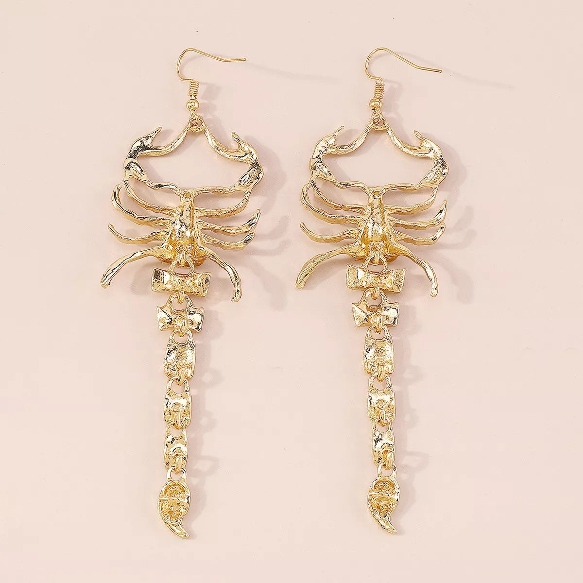 Scorpion Dangle Earrings 18K Gold-Plated Rhinestone Jewelry bcf06bfb-27f7-4513-9075-5c14d1879859-Max-Origin Trendsi