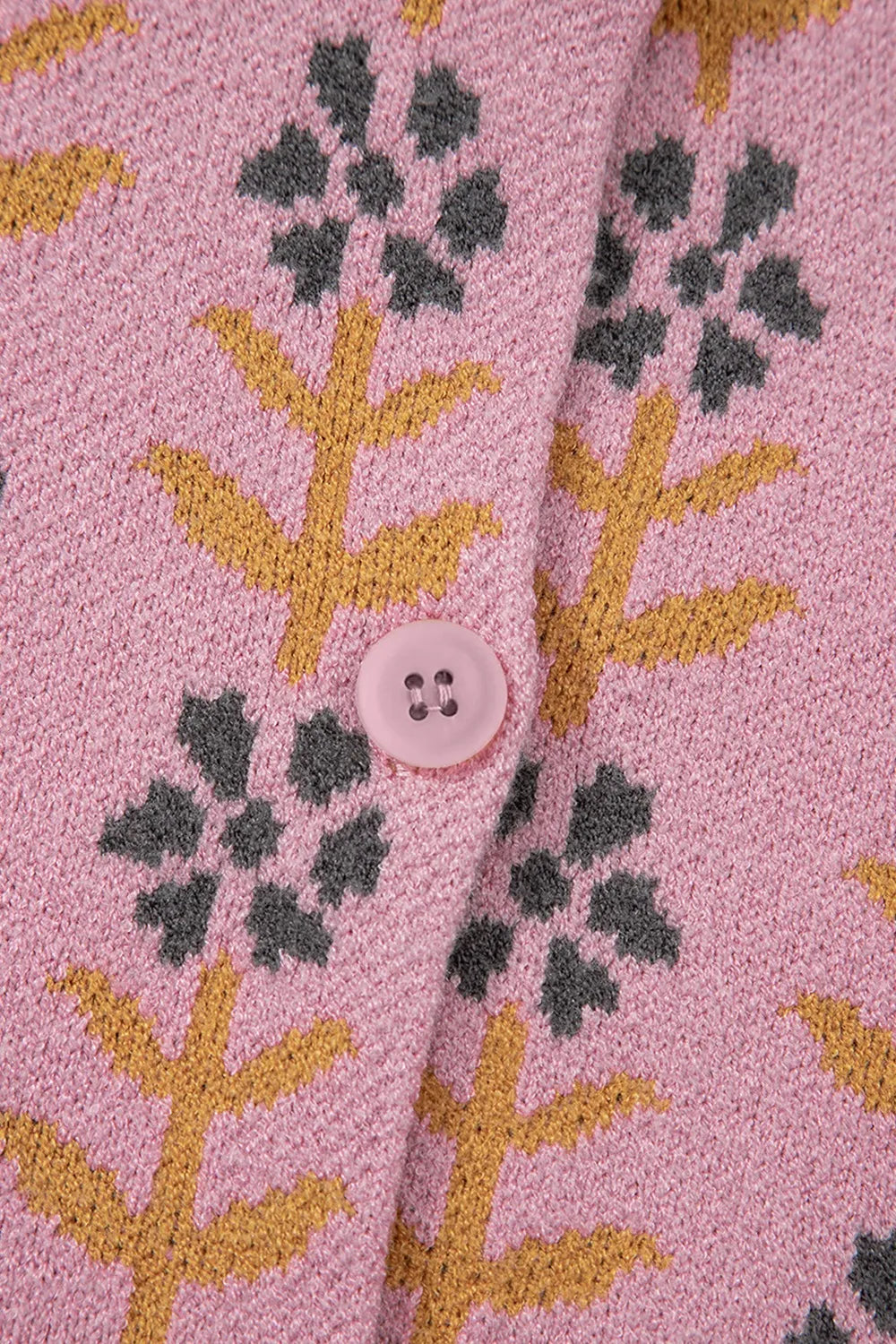 Women's Knit Cardigan Floral Button-Up Long Sleeve Knitwear beb74425-8d25-4734-9833-39e98c6a55b5-Max-Origin Trendsi