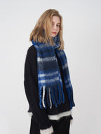 Women Scarf Fringe Plaid Polyester Tasseled Warm Long Fashion Accessories Blue White Gray plaid One Size bec8afa3-9698-4b49-9bd2-c165b8031f63-Max Trendsi