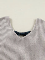 Womens Red Knit Top V Neck Ribbon Bow Back Long Sleeve Sweater bf1b38bb999144aba89091882401eb9e-Max-Origin Trendsi