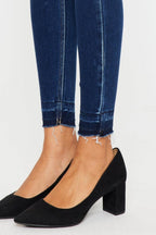 Kancan US Skinny Jeans High Rise Ankle Washed Raw Hem Denim Pants bf45d05e-1a96-4833-9834-cb895686d23e-Max Trendsi