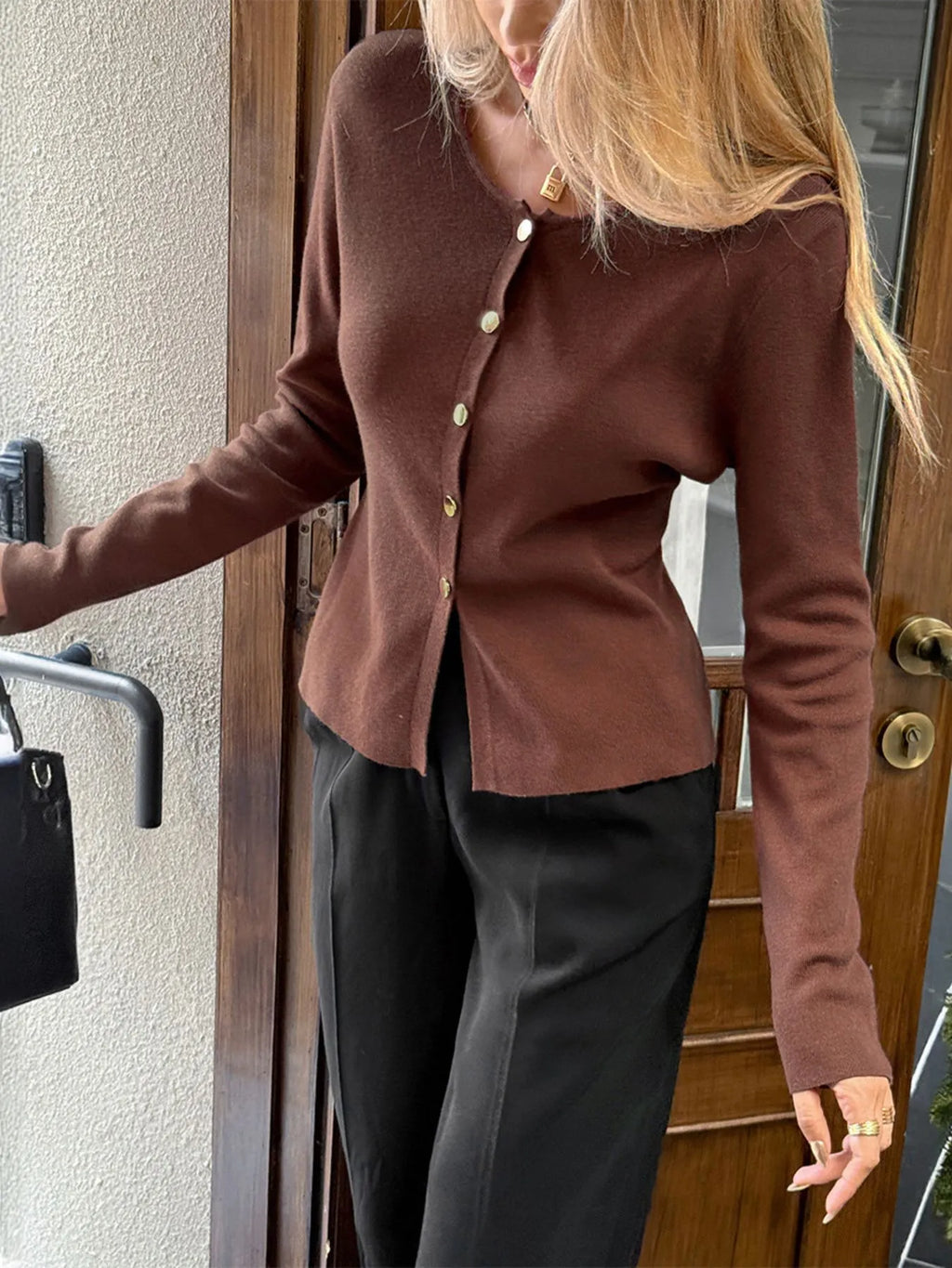 Women's Cardigan Knit Button-Up Long Sleeve bf7f1f9e-11ee-4252-acfe-dfffcfbd7bd5-Max-Origin Trendsi