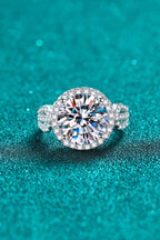5 Carat Moissanite Silver Ring - 925 Sterling Platinum-Plated bf905f3c-7237-45a2-a50f-95cb4e115ff0-Max Trendsi