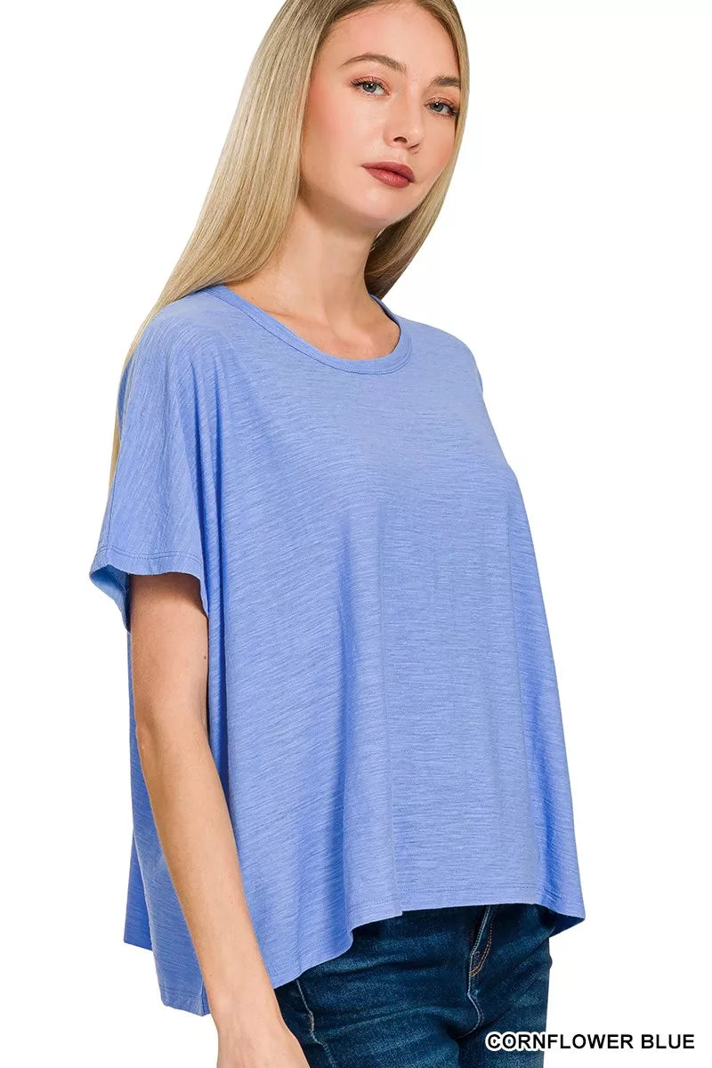 Zenana Round Neck Short Sleeve T-Shirt c1459e006def4dd488776553234408fb-Max-Origin Trendsi