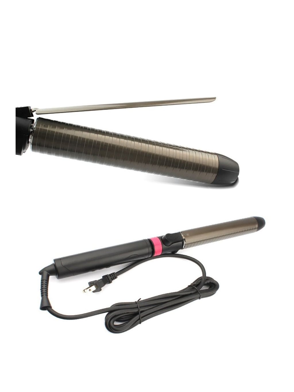 Fast Heating Curling Iron with Constant Temperature and Anti-Scald Technology, 1-Piece ABS Design