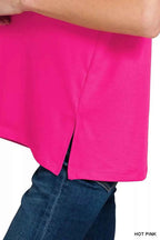 Zenana Activewear Set Hot Pink Brushed Dty Microfiber Top & Biker Shorts c200e85e6f7d40fdbaaa8c08808032a5-Max-Origin Trendsi