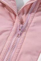 Hoodie Color Block Half Zip Long Sleeve Hooded Sweatshirt c3065e40-26cd-4d55-b640-80fda2090604-Max Trendsi